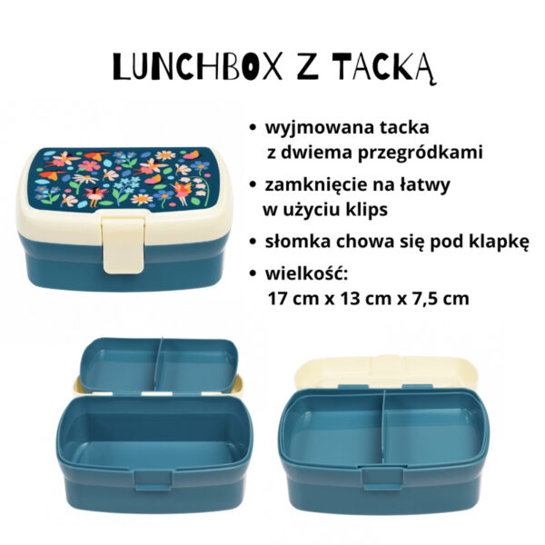 Rex London Zestaw śniadaniowy lunchbox i bidon Wróżki