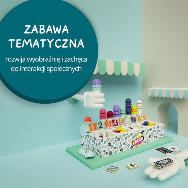 TOPBRIGHT Zabawka matematyczna Lodziarnia 24 m+