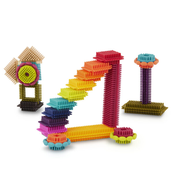 B.Toys Klocki jeżyki w torbie Bristle Block Stackadoos 68el.