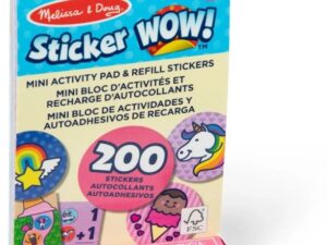 Melissa and Doug Notesik z naklejkami uzupełniającymi Sticker WOW! ulubione 200szt