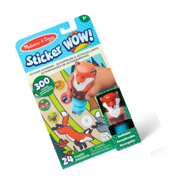 Melissa and Doug Sticker WOW! Stempelki z naklejkami Lisek