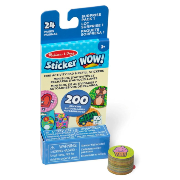 Melissa and Doug Notesik z naklejkami uzupełniającymi Sticker WOW! z niespodziankami