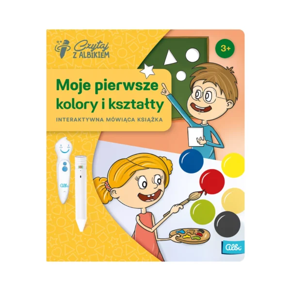 Czytaj z Albikiem Albik Książka Moje pierwsze kolory i kształty 3+