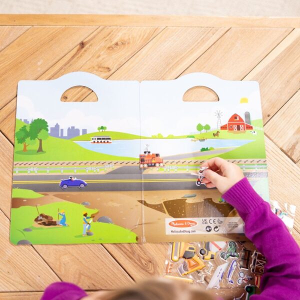 Melissa and Doug Wypukłe naklejki wielokrotne Pojazdy 32szt.