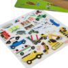 Melissa and Doug Wypukłe naklejki wielokrotne Pojazdy 32szt.