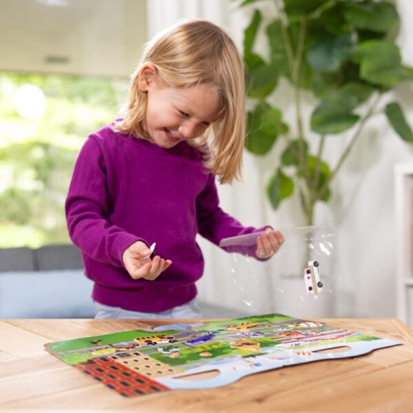 Melissa and Doug Wypukłe naklejki wielokrotne Pojazdy 32szt.