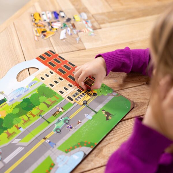 Melissa and Doug Wypukłe naklejki wielokrotne Pojazdy 32szt.