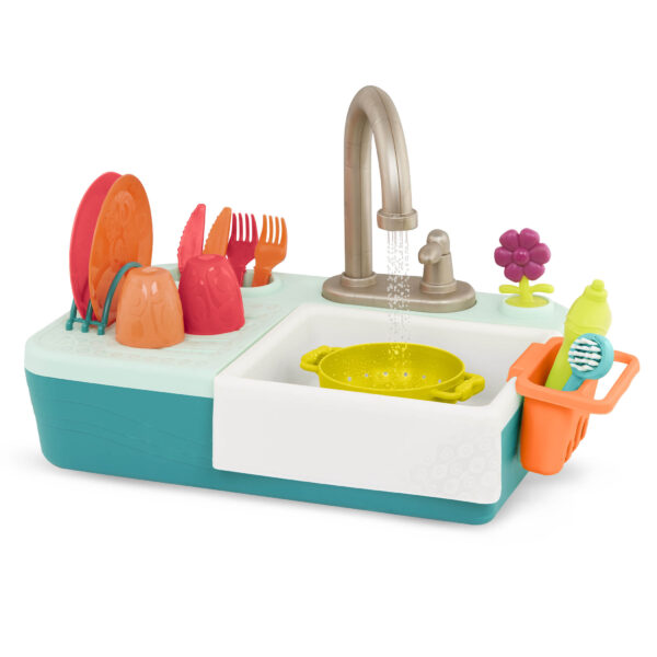 ZLEW z DZIAŁAJĄCYM KRANEM i akcesoriami Splash-n-Scrub Sink B.Toys