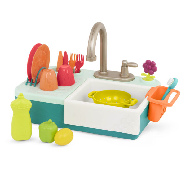 ZLEW z DZIAŁAJĄCYM KRANEM i akcesoriami Splash-n-Scrub Sink B.Toys