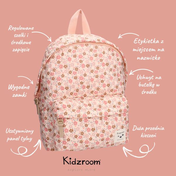 Plecak dla dzieci L Magical Meadows pink KIDZROOM