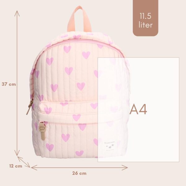 Plecak dla dzieci A4 Magical Heart pink KIDZROOM