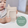 Silikonowy kubek z ustnikiemdla dzieci latte b.box 6m+