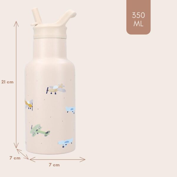 Butelka termiczna bidon 350 ml KIDZROOM Small Aeroplane