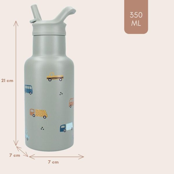 Butelka termiczna bidon 350 ml KIDZROOM Sweet Cars