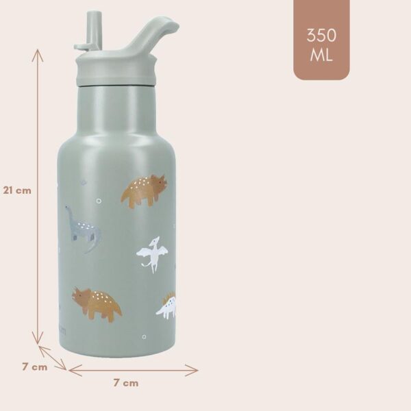 Butelka termiczna bidon 350 ml KIDZROOM Small Dino
