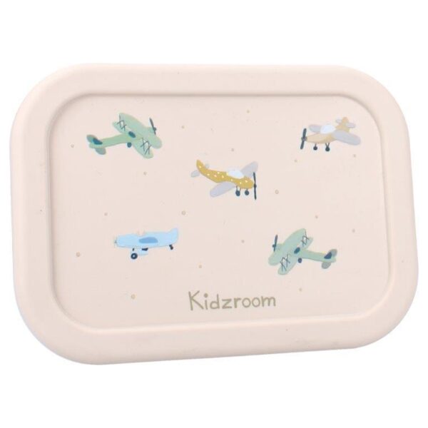 Śniadaniówka Lunchbox pojemnik silikon KIDZROOM Small Aeroplane 700ml