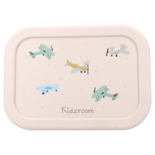 Śniadaniówka Lunchbox pojemnik silikon KIDZROOM Small Aeroplane 700ml