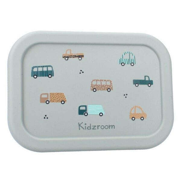 Śniadaniówka Lunchbox pojemnik silikon KIDZROOM Sweet Cars 700ml