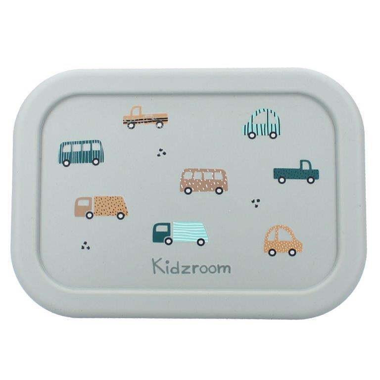 Śniadaniówka Lunchbox pojemnik silikon KIDZROOM Sweet Cars 700ml