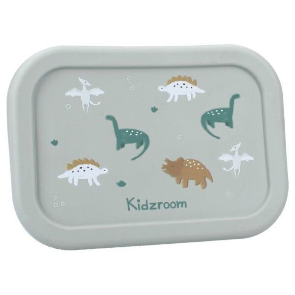 Śniadaniówka Lunchbox pojemnik silikon KIDZROOM Small Dino 700ml