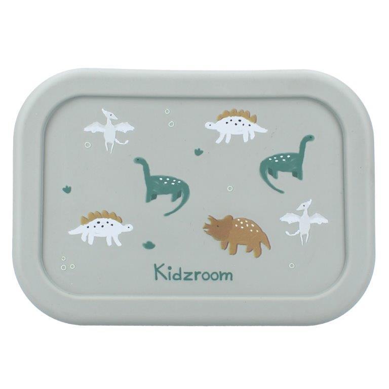 Śniadaniówka Lunchbox pojemnik silikon KIDZROOM Small Dino 700ml