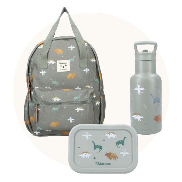 Śniadaniówka Lunchbox pojemnik silikon KIDZROOM Small Dino 700ml