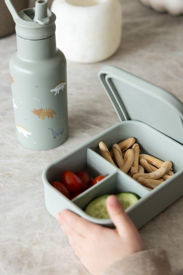 Śniadaniówka Lunchbox pojemnik silikon KIDZROOM Small Dino 700ml