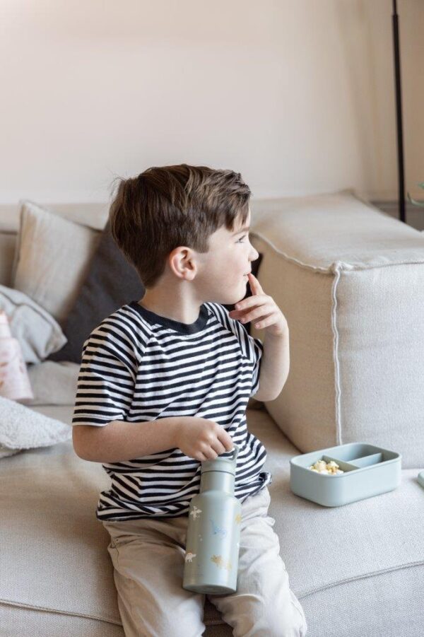 Śniadaniówka Lunchbox pojemnik silikon KIDZROOM Small Dino 700ml