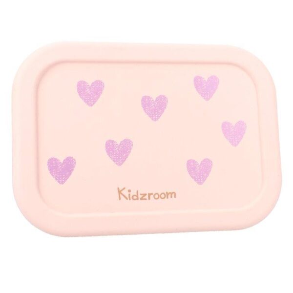 ŚNIADANIÓWKA Lunchbox pojemnik silikon KIDZROOM Magical Heart 700ml