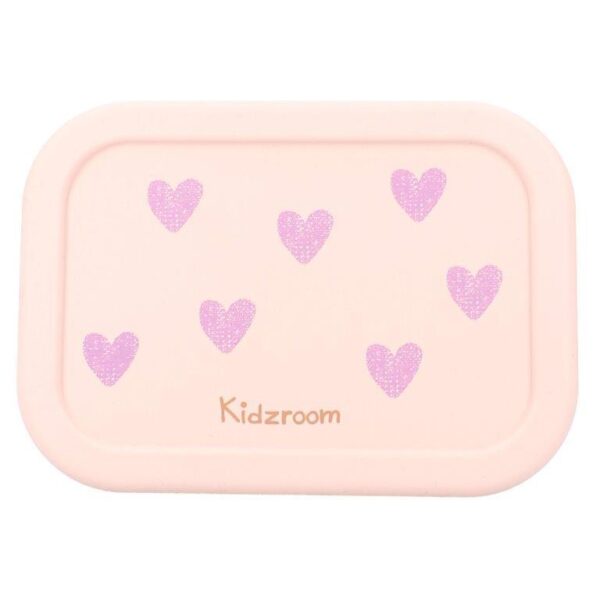 ŚNIADANIÓWKA Lunchbox pojemnik silikon KIDZROOM Magical Heart 700ml