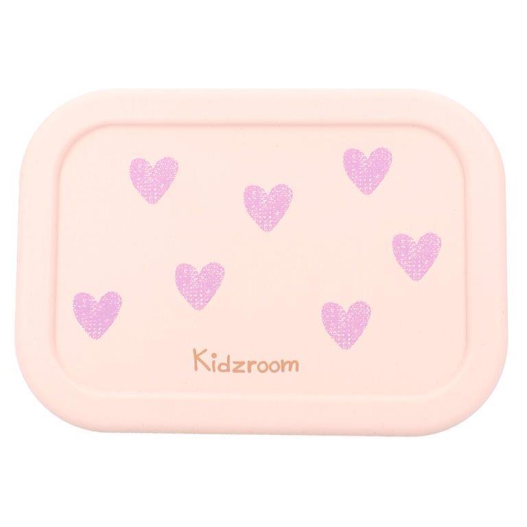 ŚNIADANIÓWKA Lunchbox pojemnik silikon KIDZROOM Magical Heart 700ml