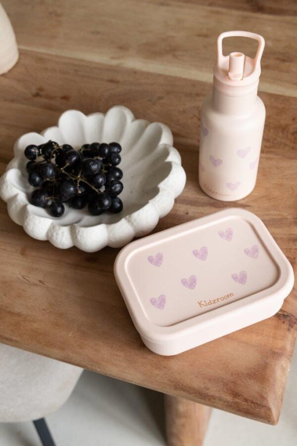 ŚNIADANIÓWKA Lunchbox pojemnik silikon KIDZROOM Magical Heart 700ml