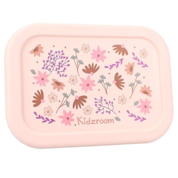 Śniadaniówka Lunchbox pojemnik silikon KIDZROOM Memories Flower 700ml