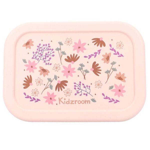 Śniadaniówka Lunchbox pojemnik silikon KIDZROOM Memories Flower 700ml