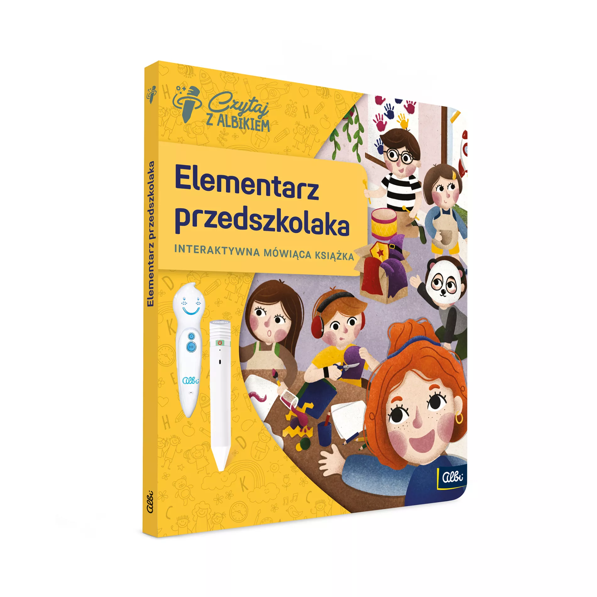 Czytaj z Albikiem Albik Książka Elementarz przedszkolaka 3+