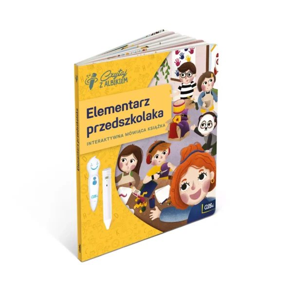 Czytaj z Albikiem Albik Książka Elementarz przedszkolaka 3+