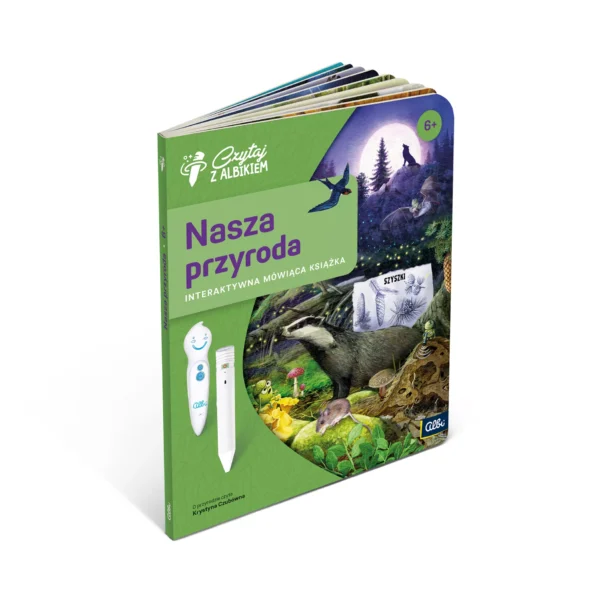 Albi Czytaj z Albikiem Interaktywna Książka Nasza przyroda 6+