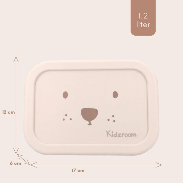 Śniadaniówka Lunchbox pojemnik silikon KIDZROOM Beary Excited 700ml
