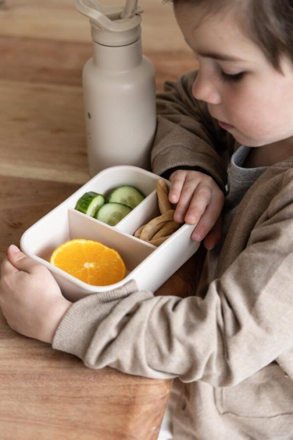 Śniadaniówka Lunchbox pojemnik silikon KIDZROOM Beary Excited 700ml