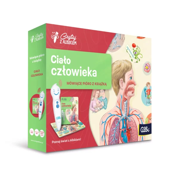 Albi Interaktywny Zestaw Pióro + książka Ciało człowieka 5+