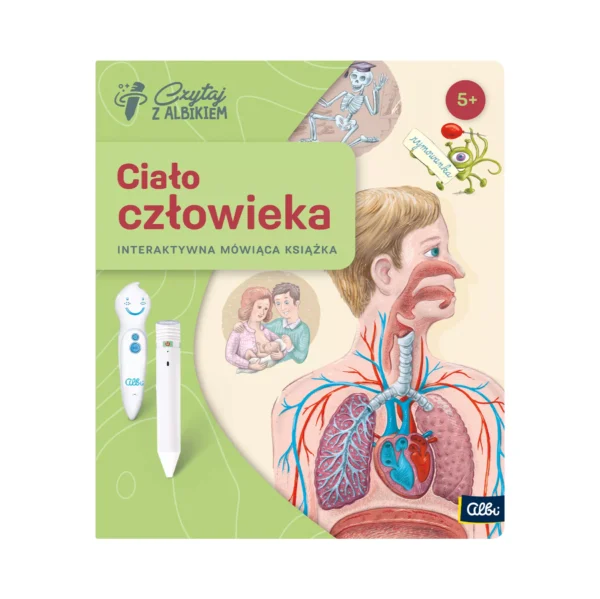 Albi Interaktywny Zestaw Pióro + książka Ciało człowieka 5+