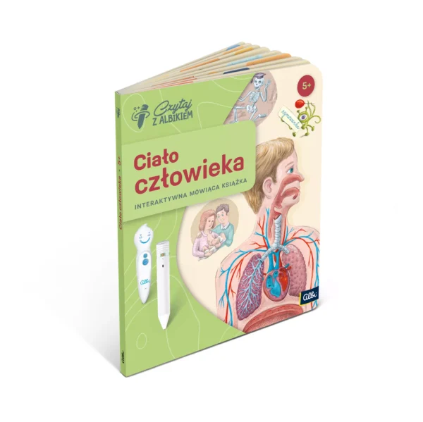 Albi Interaktywny Zestaw Pióro + książka Ciało człowieka 5+
