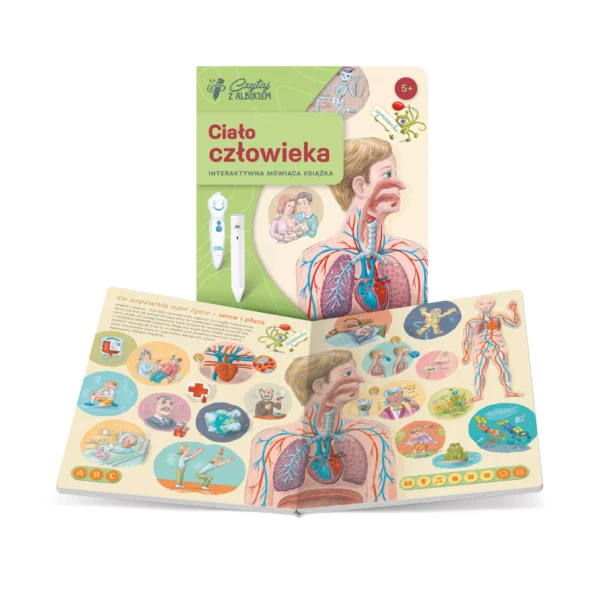 Albi Interaktywny Zestaw Pióro + książka Ciało człowieka 5+