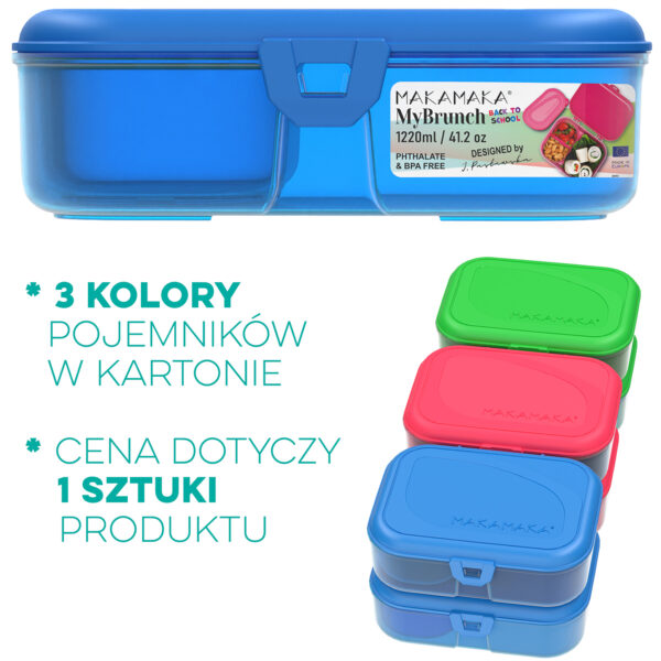 Śniadaniówka Lunchbox Pojemnik MyBrunch Back To School 1220ml