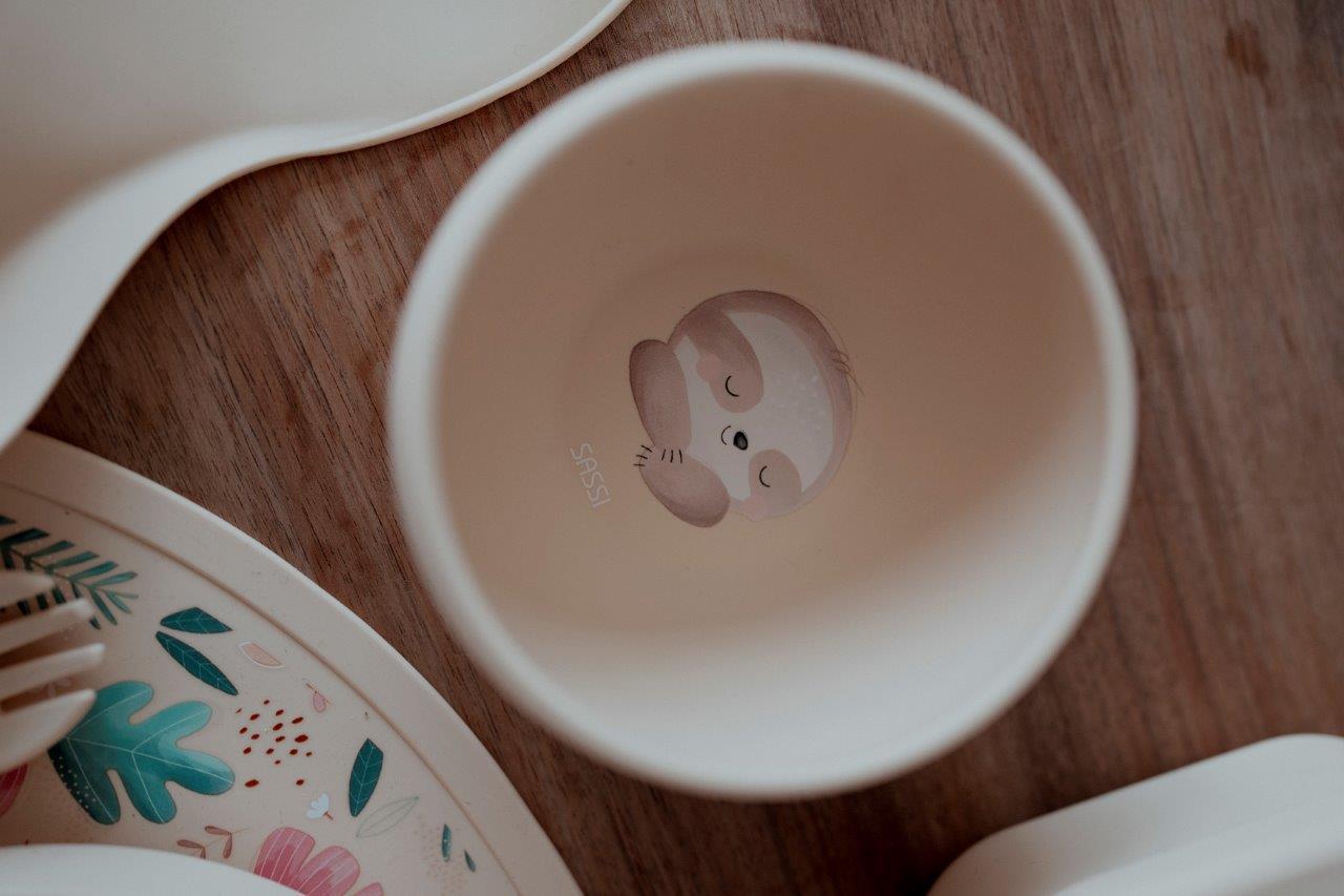 miska silikonowa z przyssawką leniwiec sassi