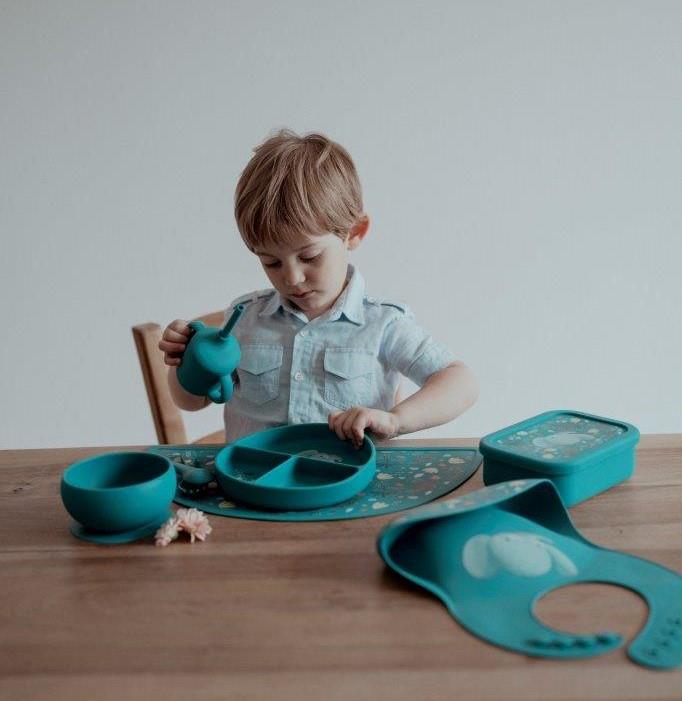 miska silikonowa z przyssawką słonik sassi