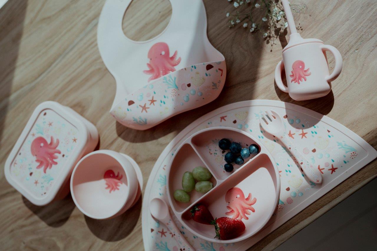 miska silikonowa z przyssawką ośmiornica sassi