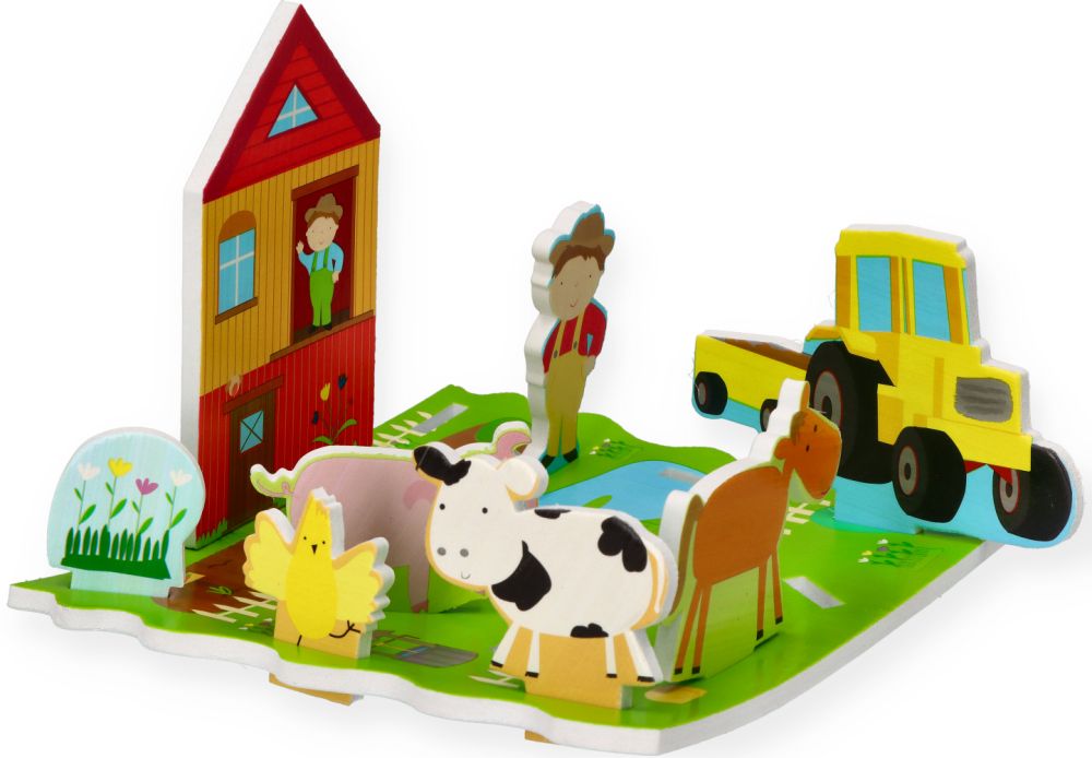 buddy & barney naklejki do kąpieli Życie na farmie 12el.