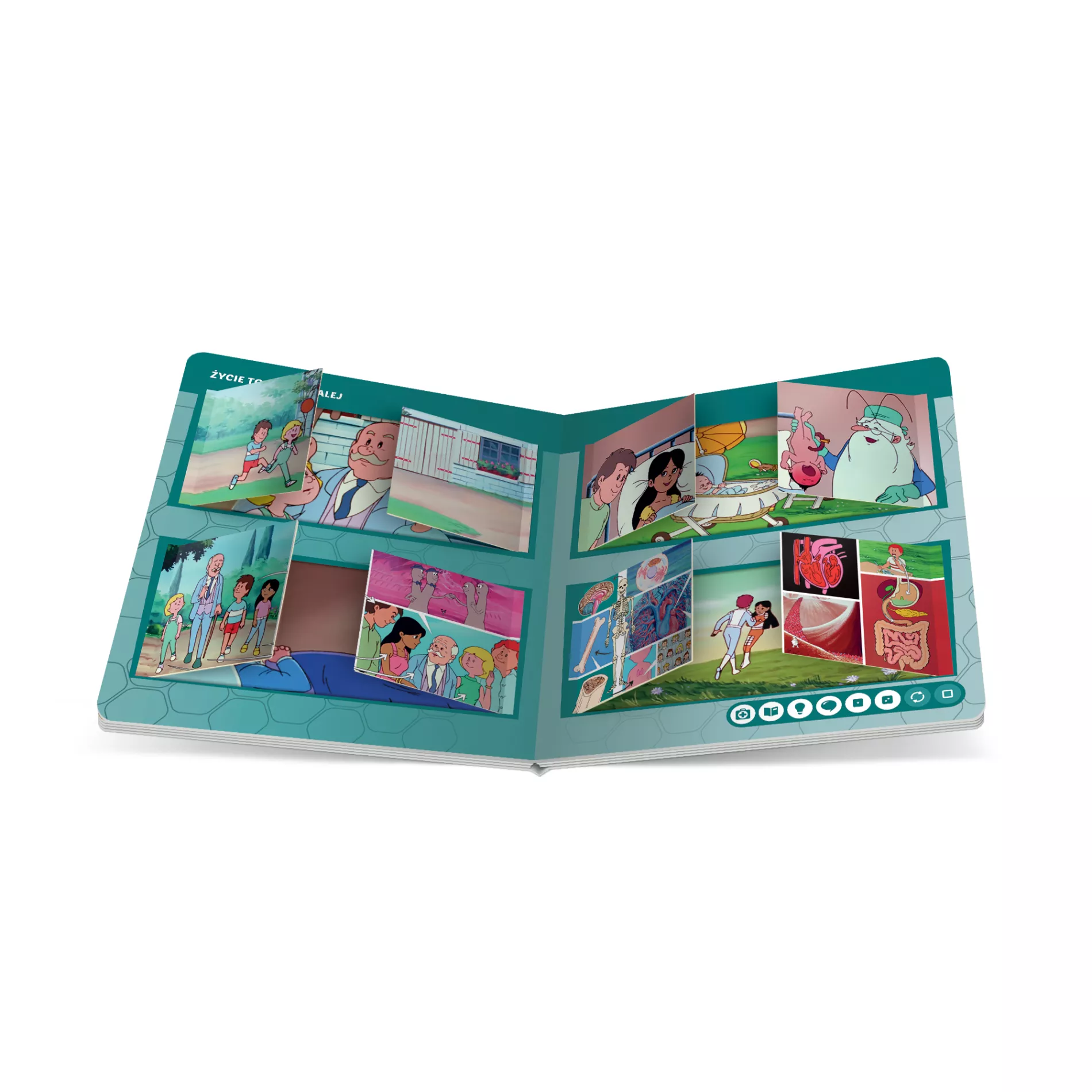 Albi Czytaj z Albikiem Interaktywna Książka Było sobie życie 6+