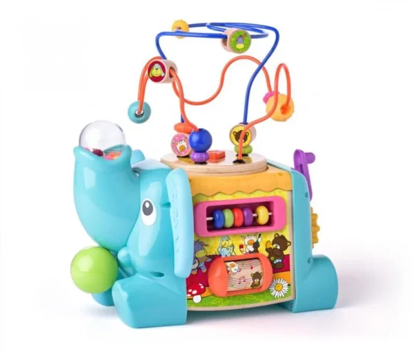 słonik edukacyjny zabawka dla dziecka maluszka przeplatanka niny